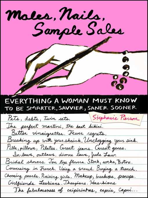 Title details for Males, Nails, Sample Sales by Stephanie Pierson - Wait list